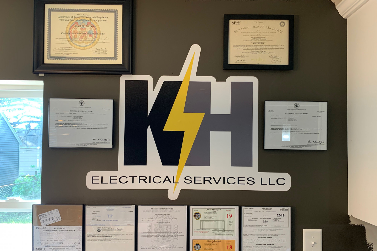 Local Electrician Crownsville & Annapolis, MD K&H Electric LLC